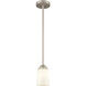 Ivey Lake 1 Light 4.75 inch Satin Nickel Indoor Pendant Ceiling Light
